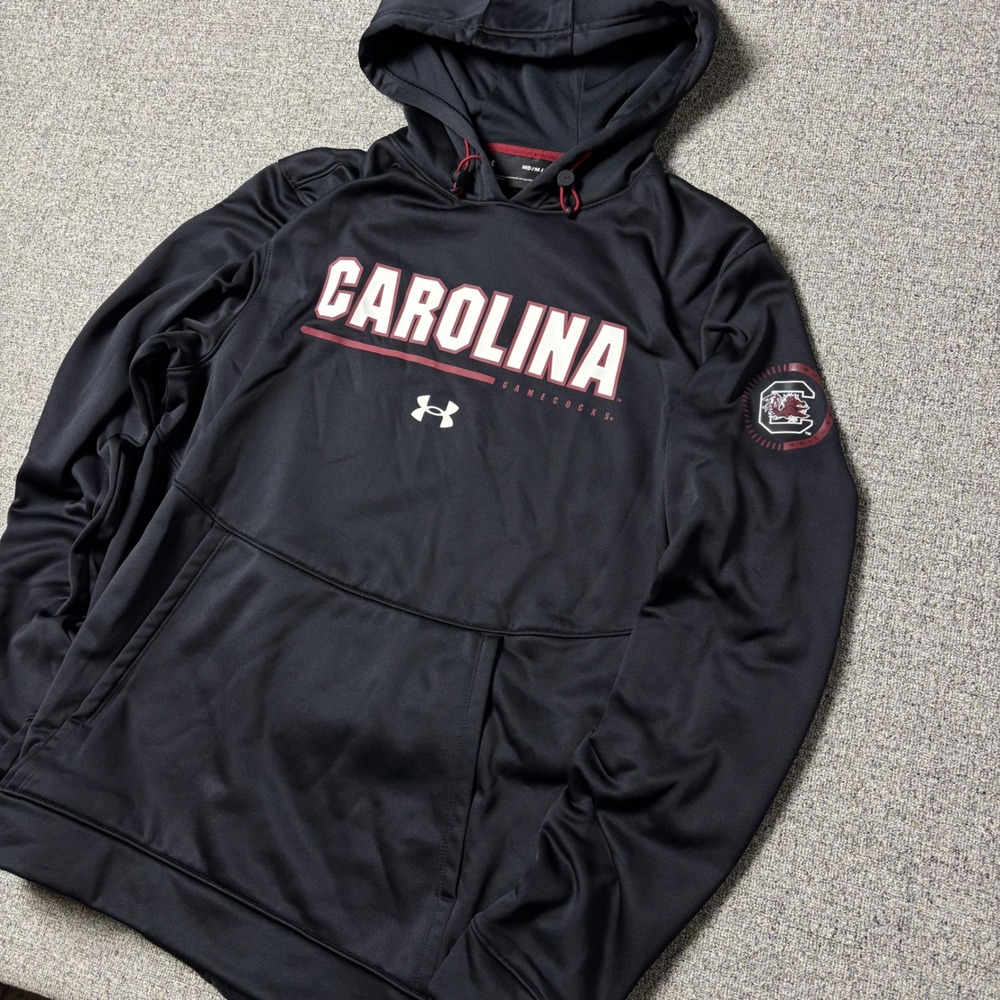 South Carolina Under Armour Hoodie Mens Medium Black NCAA Football Gamecocks